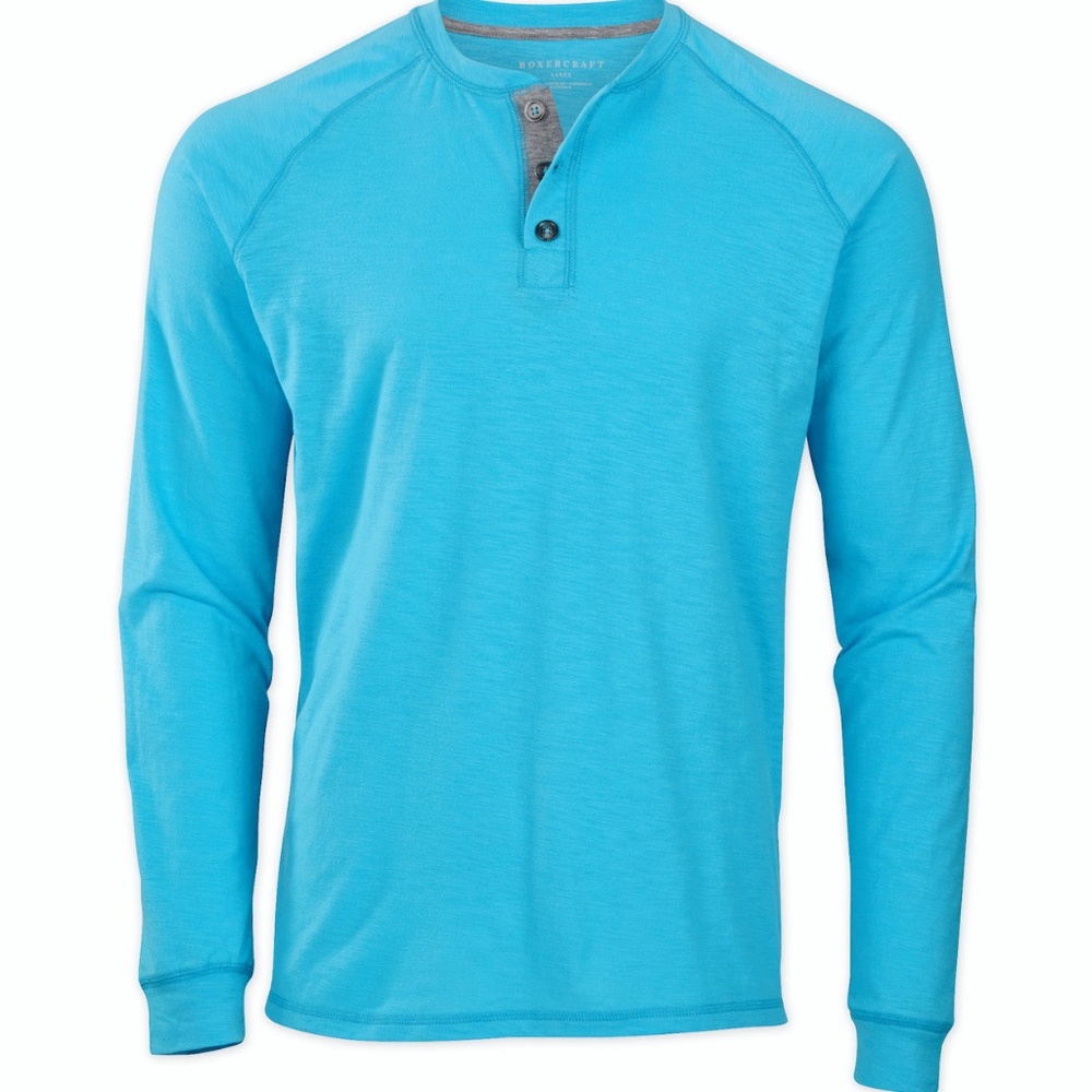 Men’s Blue Henley